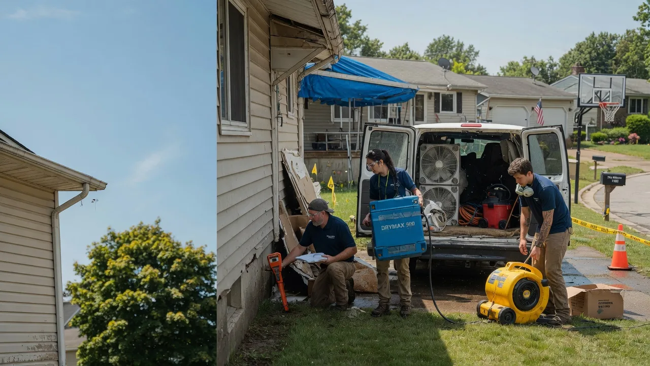 Ceiling Leak Cleanup in Springfield, OH near me